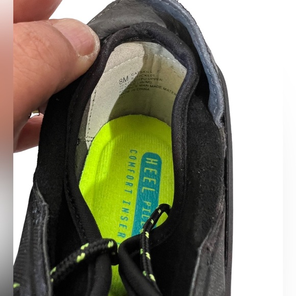 NWOT!  JSPORT JAMBU CATSKIL BLACK SUEDE NEON GREEN LADIES SHOES-   SZ 8M - Picture 2 of 11